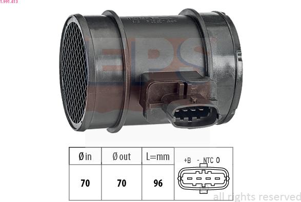 EPS 1.991.413 - Air Mass Sensor onlydrive.pro