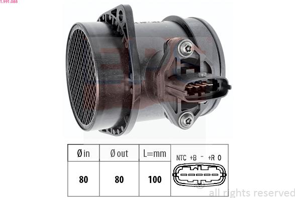 EPS 1.991.088 - Air Mass Sensor onlydrive.pro