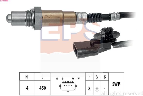 EPS 1.998.095 - Lambda jutiklis onlydrive.pro