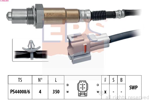 EPS 1.998.091 - Lambda jutiklis onlydrive.pro