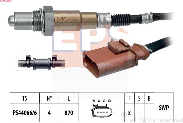 EPS 1.998.189 - Lambda andur onlydrive.pro