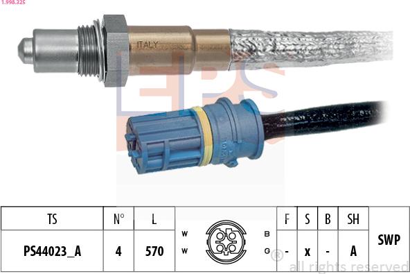 EPS 1.998.325 - Lambda andur onlydrive.pro