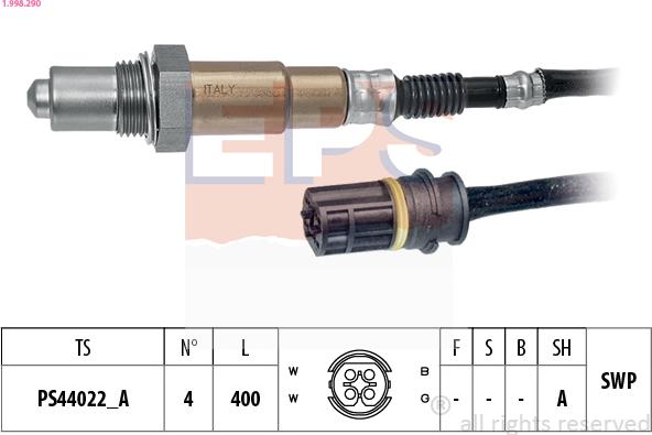 EPS 1.998.290 - Lambda andur onlydrive.pro