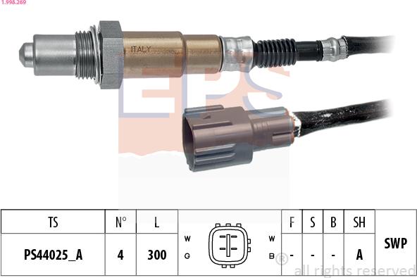 EPS 1.998.269 - Lambda jutiklis onlydrive.pro