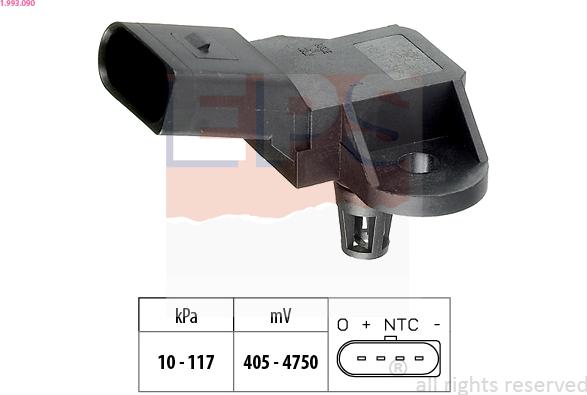 EPS 1.993.090 - Air Pressure Sensor, height adaptation onlydrive.pro