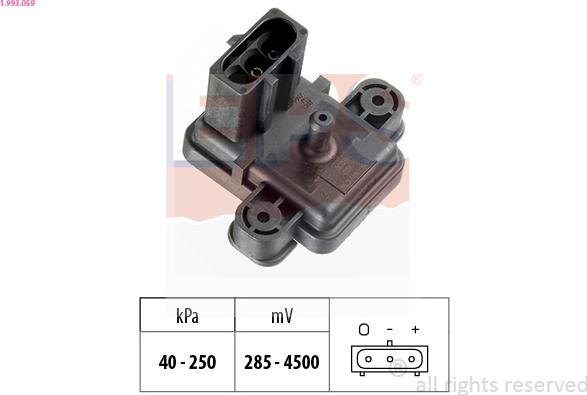 EPS 1.993.059 - Air Pressure Sensor, height adaptation onlydrive.pro