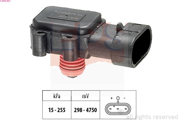 EPS 1.993.051 - Air Pressure Sensor, height adaptation onlydrive.pro