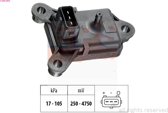 EPS 1.993.003 - Air Pressure Sensor, height adaptation onlydrive.pro