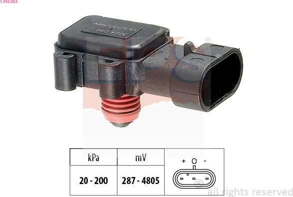 EPS 1.993.024 - Air Pressure Sensor, height adaptation onlydrive.pro