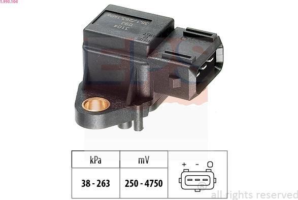 EPS 1.993.104 - Air Pressure Sensor, height adaptation onlydrive.pro