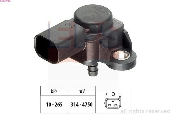 EPS 1.993.102 - Air Pressure Sensor, height adaptation onlydrive.pro