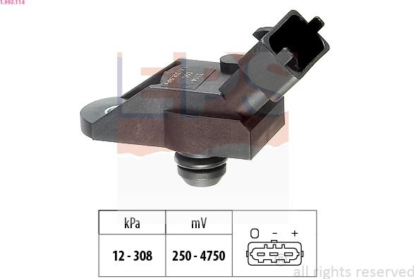 EPS 1.993.114 - Air Pressure Sensor, height adaptation onlydrive.pro