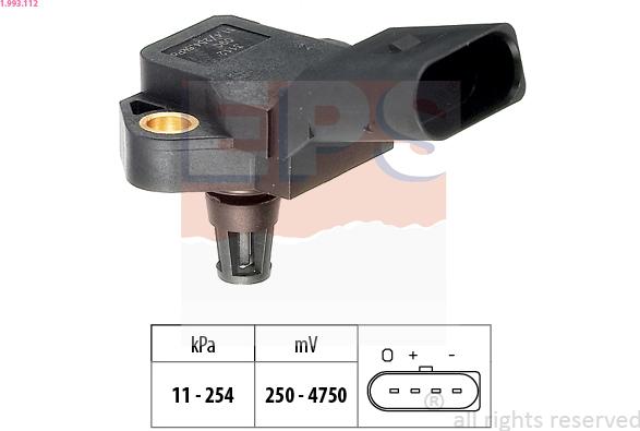 EPS 1.993.112 - Air Pressure Sensor, height adaptation onlydrive.pro