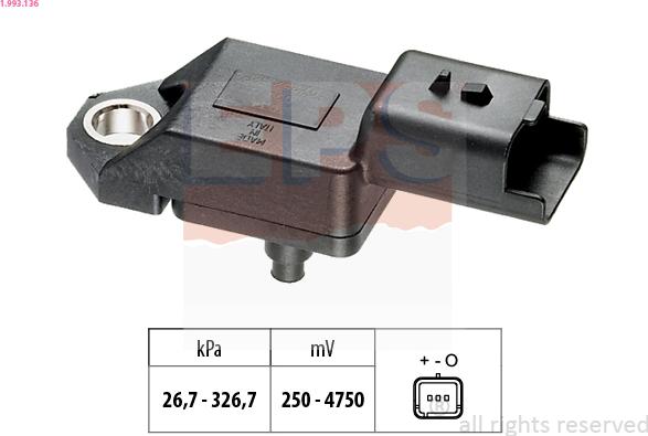 EPS 1.993.136 - Air Pressure Sensor, height adaptation onlydrive.pro