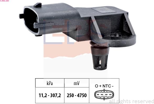EPS 1.993.341 - Air Pressure Sensor, height adaptation onlydrive.pro