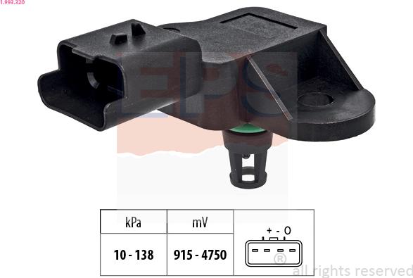 EPS 1.993.320 - Air Pressure Sensor, height adaptation onlydrive.pro