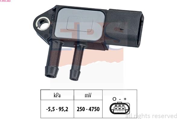 EPS 1.993.263 - Pressure Sensor, brake booster onlydrive.pro