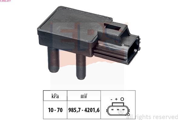 EPS 1.993.277 - Sensor, exhaust pressure onlydrive.pro