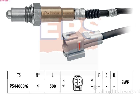 EPS 1.997.565 - Oxygen, Lambda Sensor onlydrive.pro