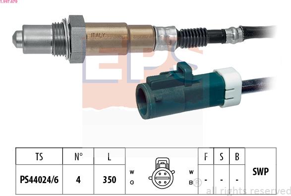 EPS 1.997.679 - Oxygen, Lambda Sensor onlydrive.pro