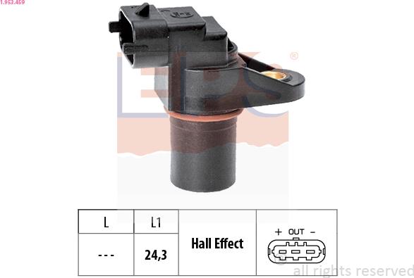 EPS 1.953.459 - Sensor, camshaft position onlydrive.pro