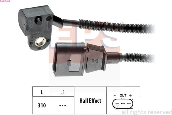 EPS 1.953.456 - Sensor, camshaft position onlydrive.pro