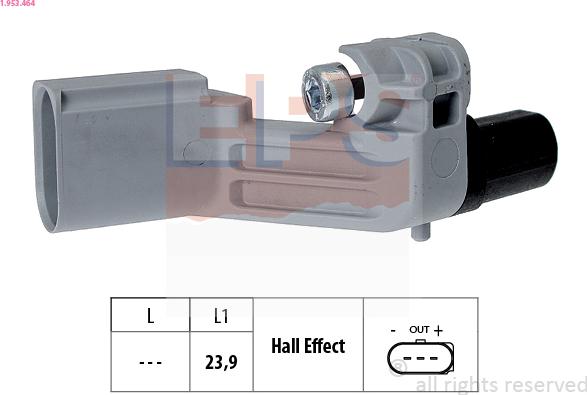 EPS 1.953.464 - Sensor, crankshaft pulse onlydrive.pro