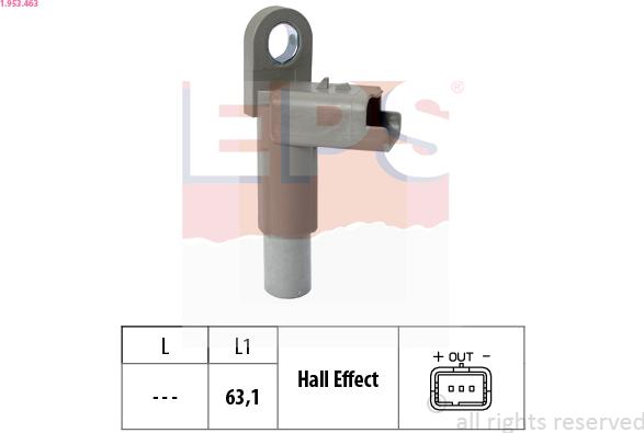 EPS 1.953.463 - Sensor, camshaft position onlydrive.pro