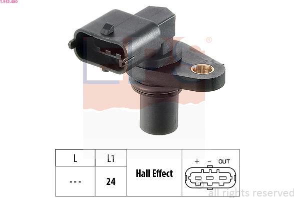 EPS 1.953.480 - Sensor, camshaft position onlydrive.pro