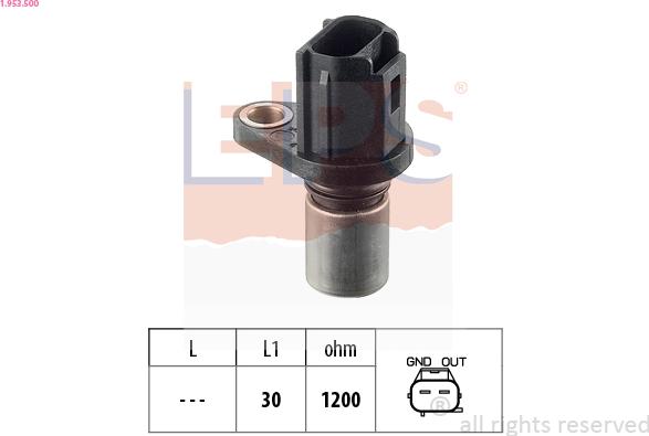 EPS 1.953.500 - Sensor, crankshaft pulse onlydrive.pro