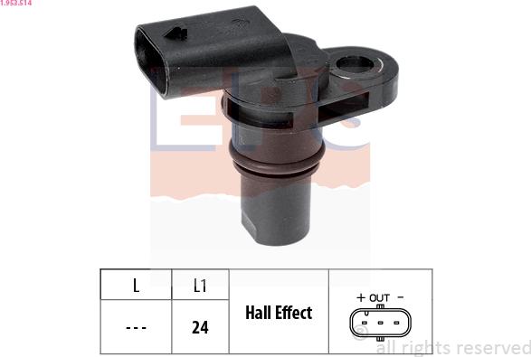 EPS 1.953.514 - Sensor, camshaft position onlydrive.pro