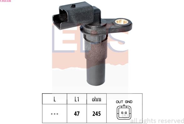 EPS 1.953.536 - Jutiklis, alkūninio veleno impulsas onlydrive.pro