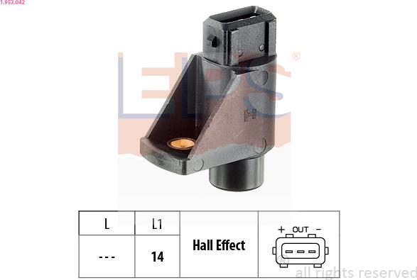 EPS 1.953.042 - Sensor, camshaft position onlydrive.pro