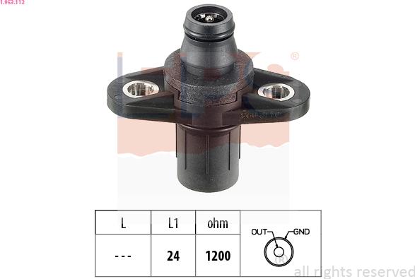 EPS 1.953.112 - Sensor, camshaft position onlydrive.pro