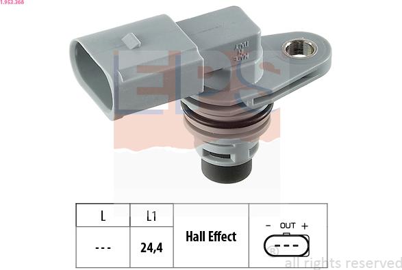 EPS 1.953.368 - Sensor, camshaft position onlydrive.pro