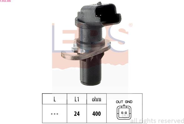 EPS 1.953.305 - Sensor, crankshaft pulse onlydrive.pro