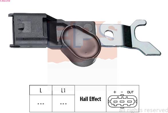 EPS 1.953.310 - Sensor, camshaft position onlydrive.pro