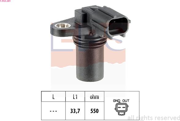 EPS 1.953.281 - Sensor, camshaft position onlydrive.pro