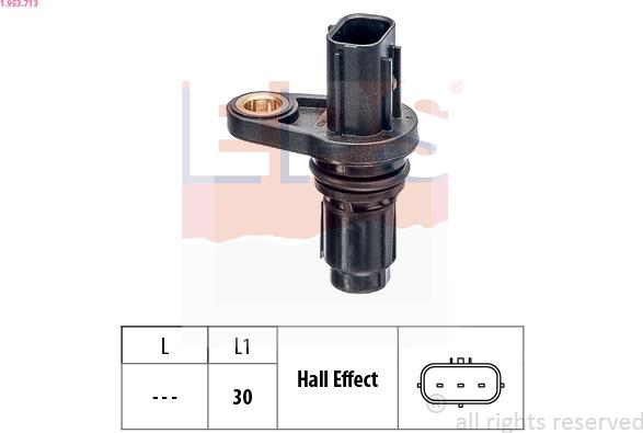 EPS 1.953.713 - Sensor, camshaft position onlydrive.pro