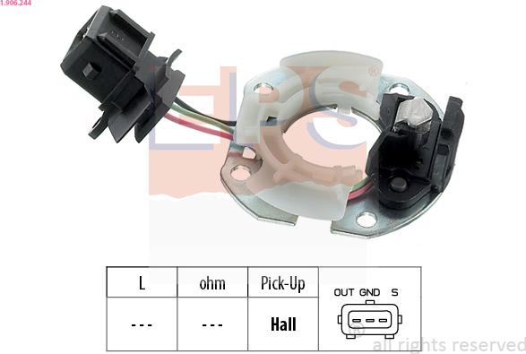 EPS 1.906.244 - Sensor, ignition pulse onlydrive.pro