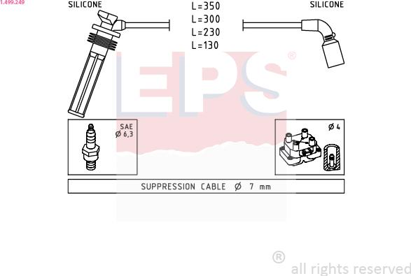 EPS 1.499.249 - Ignition Cable Kit onlydrive.pro