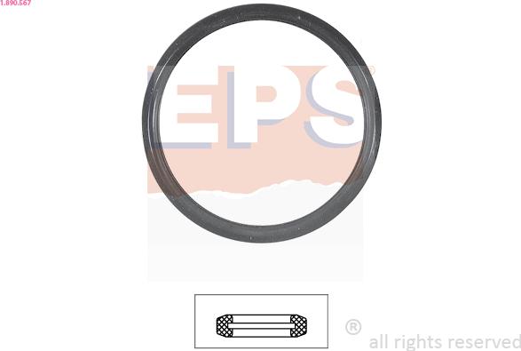 EPS 1.890.567 - Gasket, thermostat onlydrive.pro