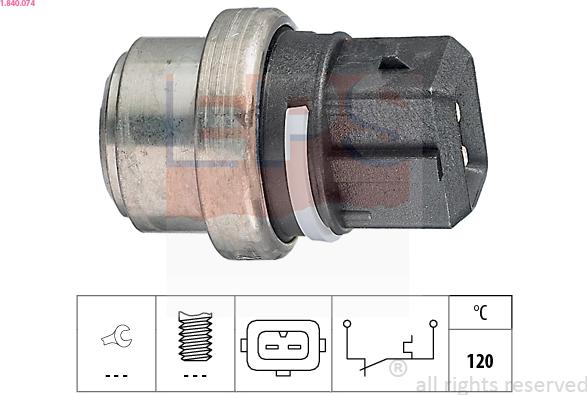 EPS 1.840.074 - Sensor, coolant temperature onlydrive.pro