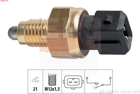 EPS 1.860.131 - Switch, reverse light onlydrive.pro