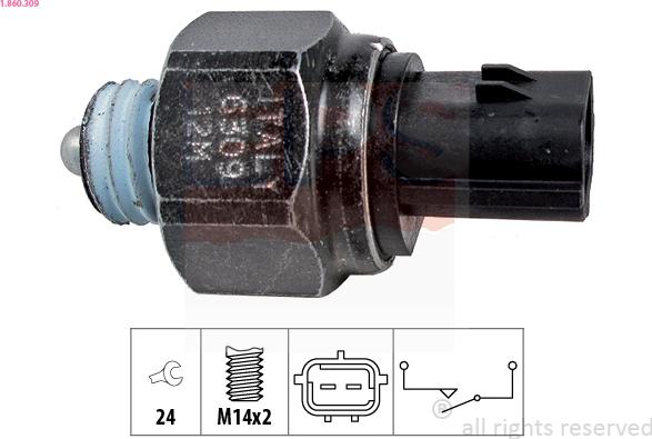 EPS 1.860.309 - Switch, reverse light onlydrive.pro