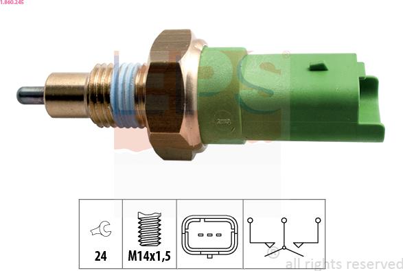 EPS 1.860.245 - Switch, reverse light onlydrive.pro