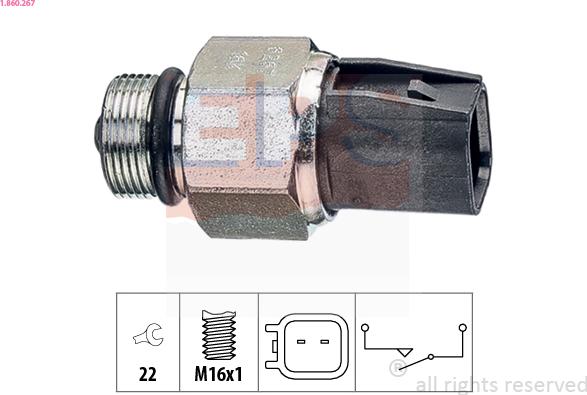 EPS 1.860.267 - Switch, reverse light onlydrive.pro