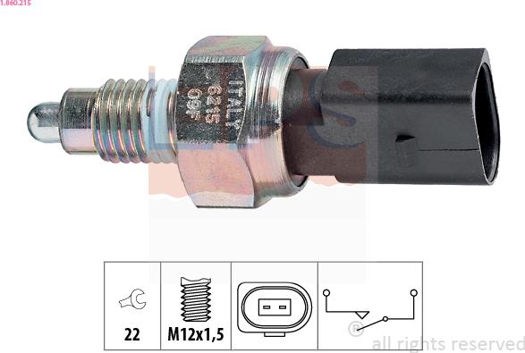 EPS 1.860.215 - Jungiklis, atbulinės eigos žibintas onlydrive.pro