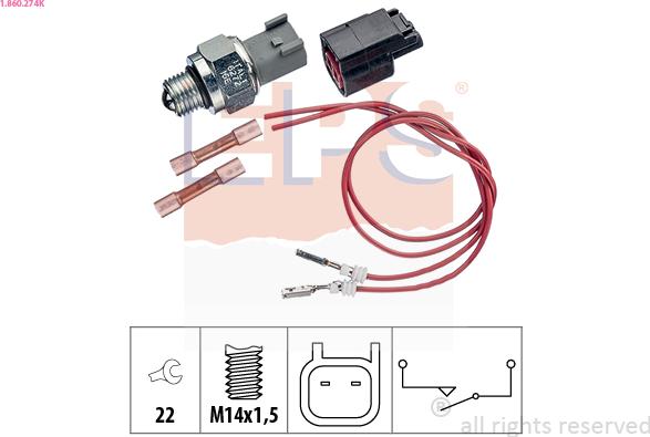 EPS 1.860.274K - Jungiklis, atbulinės eigos žibintas onlydrive.pro