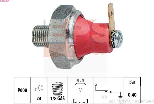 EPS 1.800.094 - Sender Unit, oil pressure onlydrive.pro